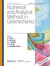 INTERNATIONAL JOURNAL FOR NUMERICAL AND ANALYTICAL METHODS IN GEOMECHANICS封面